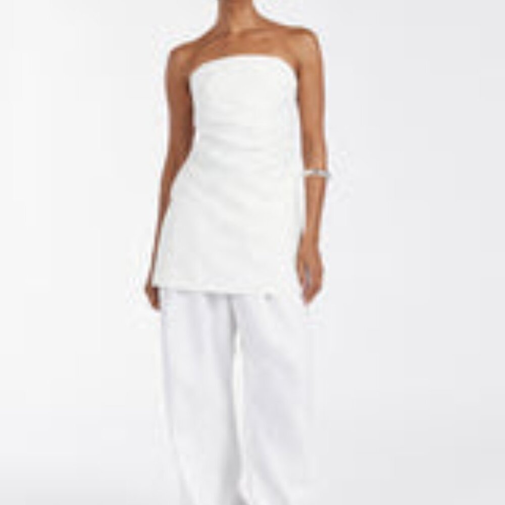 DISSH Leo Strapless Tunic - White